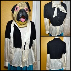 Cutesy, ETCETERA, pussybow, sweater/blouse!!